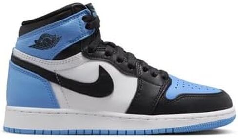 Jordan Boy's Air 1 Retro Hi OG RMST BG (Big Kid) University Blue/Black White 4 Big Kid M in Saudi Arabia