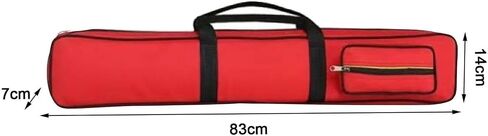 Pool Cue Carrying Case Snooker Cue Storage Pouch, Billiards Accessories 7 Hole Billiard Rod Storage Bag Billiard Pool Cue Bag in Saudi Arabia
