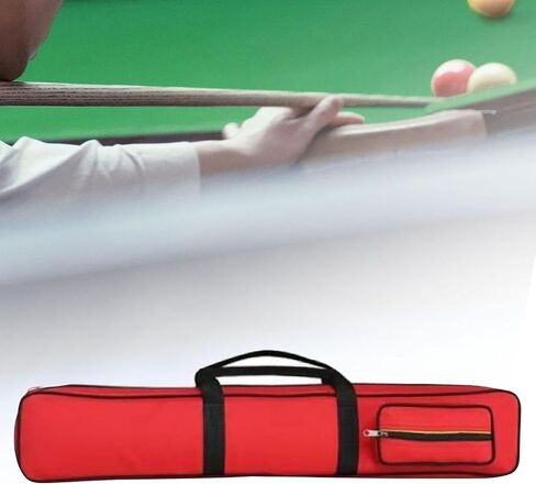 Pool Cue Carrying Case Snooker Cue Storage Pouch, Billiards Accessories 7 Hole Billiard Rod Storage Bag Billiard Pool Cue Bag in Saudi Arabia