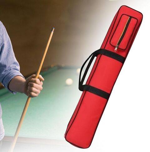 Pool Cue Carrying Case Snooker Cue Storage Pouch, Billiards Accessories 7 Hole Billiard Rod Storage Bag Billiard Pool Cue Bag in Saudi Arabia