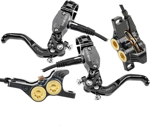 FrogWake FV4 Brakes for Sur-Ron Light Bee X/S, Talaria Sting MX3/MX4 - Reach & Free Stroke Adjustment/1-Finger/4-Piston in Kuwait