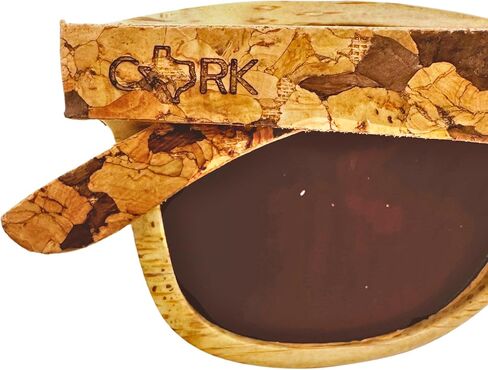 شركة تكساس كورك® | النظارات الشمسية الفلين المستقطبة العائمة | الخيزران خفيف الوزن | الأشعة فوق البنفسجية 400 | ظلال عائمة للرجال والنساء in Kuwait