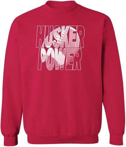 CornBorn Nebraska Huskers Sweatshirts | Crewneck | Choose Your Graphic in Kuwait