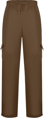 Cargo Sweatpants Men Casual Loose Fit Jogging Bottoms Drawstring Elasticated Waist Stretch Work Trousers with Pockets in Saudi Arabia