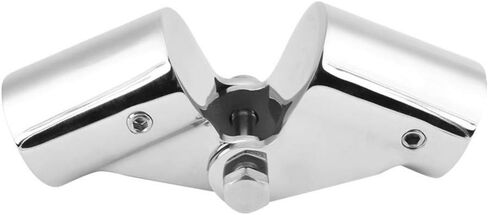 Boat Tube Connector, Stainless Steel Folding Swivel Connector Boat Rail Tube Pipe Fittings for Marine Yacht (22mm) in Saudi Arabia