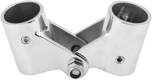 Boat Tube Connector, Stainless Steel Folding Swivel Connector Boat Rail Tube Pipe Fittings for Marine Yacht (22mm) in Saudi Arabia