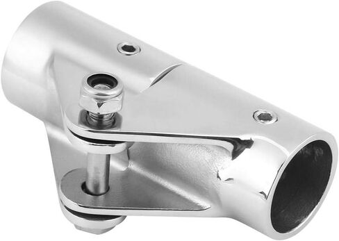 Boat Tube Connector, Stainless Steel Folding Swivel Connector Boat Rail Tube Pipe Fittings for Marine Yacht (22mm) in Saudi Arabia