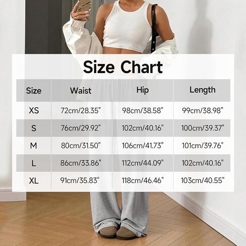 Women's Low Rise Y2k Baggy Sweatpants Wide Leg Sweat Pant Straight Leg Drawstring Athletic Elastic Waist Pants with Pockets in Saudi Arabia