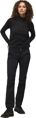 prAna Halle Straight Pant - Women's (US, Numeric, 4, Regular, Regular, Black) in Saudi Arabia