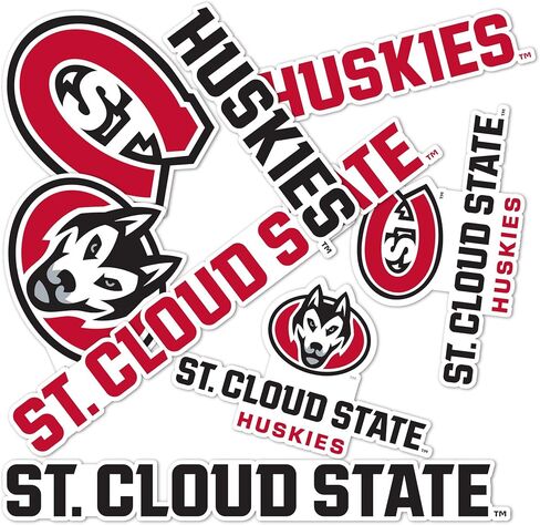 Desert Cactus St. Cloud State University Sticker SCSU Huskies Sticker Vinyl Decals Laptop Water Bottle Car Scrapbook T2 (Type 2) in Saudi Arabia