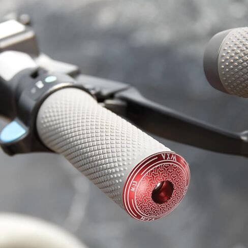 HARFINGTON 2Pair Bar End Plugs Aluminum Handlebar End Caps Bike Plugs 0.6oz Expanding Locking for MTB Road BMX Fixed Gear Bike, Colorful in Saudi Arabia