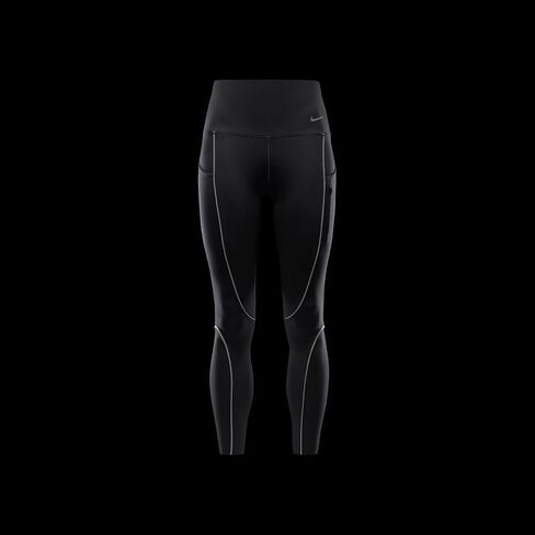 Nike Go Women's Firm-Support High-Waisted 7/8 Leggings with Pockets (FZ0005-010, Black) in Saudi Arabia