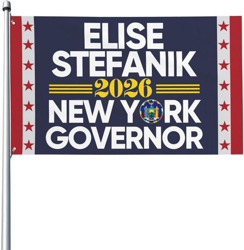 Elise-Stefanik For New York Governor Flag Sign 3x5 Stefanick For Governor 2026 Flag Banner With Metal Grommets No Flagstand T4 in Saudi Arabia