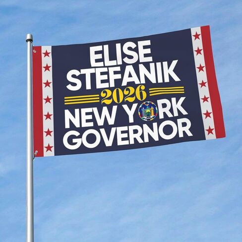 Elise-Stefanik For New York Governor Flag Sign 3x5 Stefanick For Governor 2026 Flag Banner With Metal Grommets No Flagstand T4 in Saudi Arabia