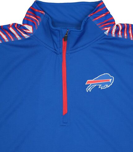 Zubaz NFL Men's Elevated 1/4 Zip Camo Sweatshirt in Saudi Arabia