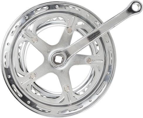 Sunlite Steel Double Crankset, 170mm x 52-40t, Silver in Saudi Arabia