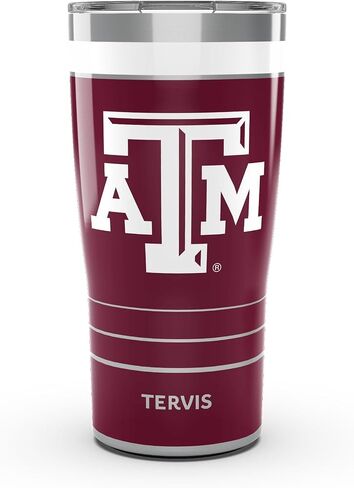 Tervis Traveler Texas A&M Aggies - MVP Triple Walled Insulated Tumbler Travel Cup Keeps Drinks Cold & Hot, 20oz, Stainless Steel in Saudi Arabia