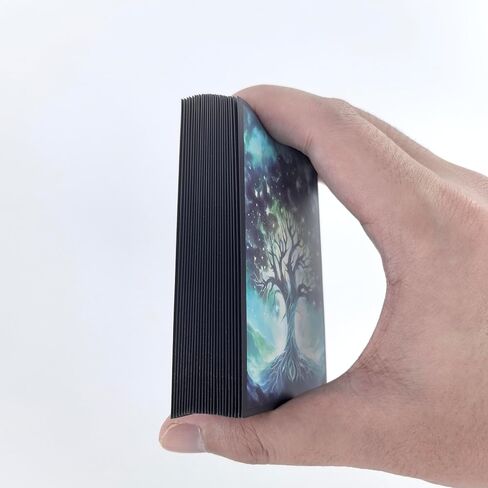 100 قطعة من أكمام بطاقات TCG/MTG، ظهر غير لامع مضاد للانزلاق وسهل الخلط ينطبق على OCG CCG DTCG PTCG، 2.6 × 3.6 بوصة بطاقات ذات حجم قياسي (شجرة) in Kuwait