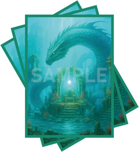 100 قطعة من أكمام بطاقات TCG/MTG، ظهر غير لامع مضاد للانزلاق وسهل الخلط ينطبق على OCG CCG DTCG PTCG، 2.6 × 3.6 بوصة بطاقات ذات حجم قياسي (شجرة) in Kuwait