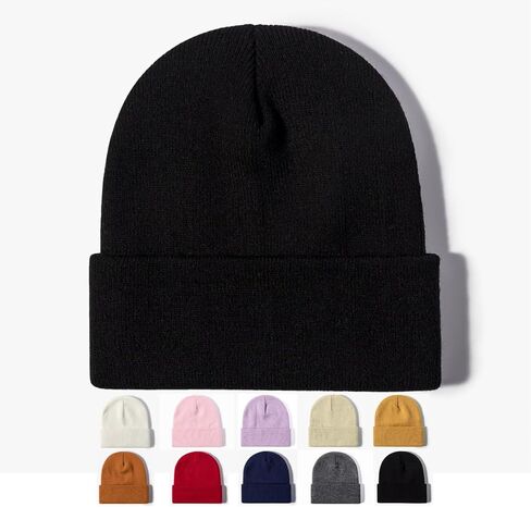 Beanie Hats for Women Slouchy Beanies for Men Knitted Caps for Women Soft Warm Unisex in Saudi Arabia