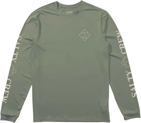 Salty Crew Men's Tippet Long Sleeve Sunshirt – UPF 50+, Moisture-Wicking, Lightweight Fishing Shirt in Saudi Arabia