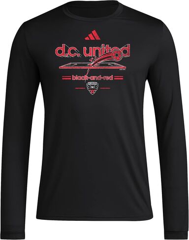 adidas Men's D.C. United Pre-Game Long Sleeve T-Shirt in Saudi Arabia