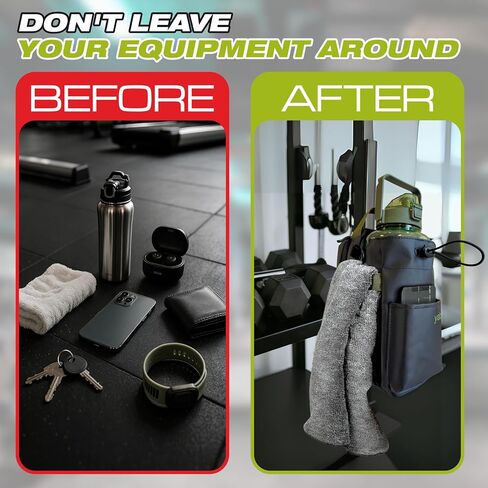 Strong Magnetic Gym Bag - Magnetic Gym Water Bottle Bag for Men and Women, High Load Capacity, Sports Gifts, Waterproof Material, Titanmag, Water Bottle Holder for Travel, Sports, Work in Saudi Arabia