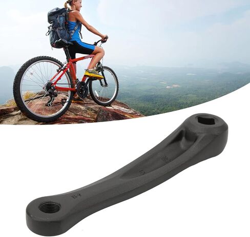 Zunate Bike Crank Arm Set, 152mm Aluminum Alloy, Left Side Pedal Crank Leg Replacement, for Mountain Road Bikes in Saudi Arabia