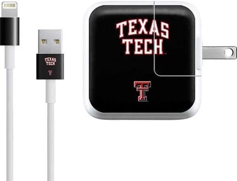 ملصق سكينيت غلاف آخر متوافق مع شاحن iPad (10 واط USB) - تصميم جريء مرخص رسميًا من كلية تكساس تك in Saudi Arabia