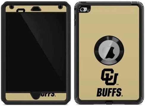 ملصق Skinit متوافق مع OtterBox Defender iPad Mini 4 - تصميم College CU Buffs مرخص رسميًا in Saudi Arabia