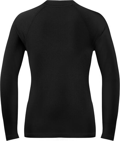 قميص حراري مضغوط للأولاد - طبقة أساسية من الصوف بأكمام طويلة للشباب لكرة القدم والبيسبول، قمصان داخلية سريعة الجفاف in Kuwait
