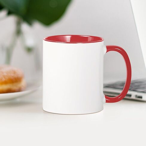 CafePress Santa Snoopy And Woodstock Mug 11 oz (325 ml) Ceramic Coffee Mug in Saudi Arabia