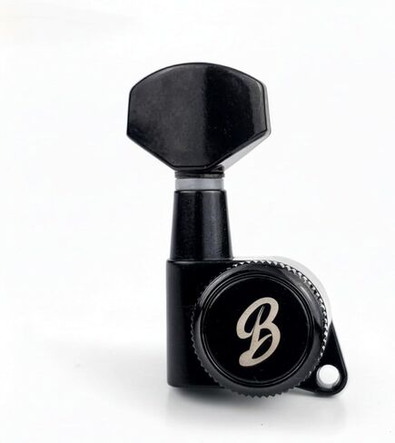 موالفات جيتار قفل كورية الصنع، 6 مضمنة، نسبة تروس 20:1، أسود، طراز عتيق مع أدوات تثبيت، BSJ07LK2 in Kuwait