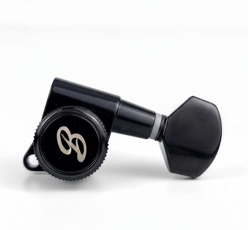 موالفات جيتار قفل كورية الصنع، 6 مضمنة، نسبة تروس 20:1، أسود، طراز عتيق مع أدوات تثبيت، BSJ07LK2 in Kuwait