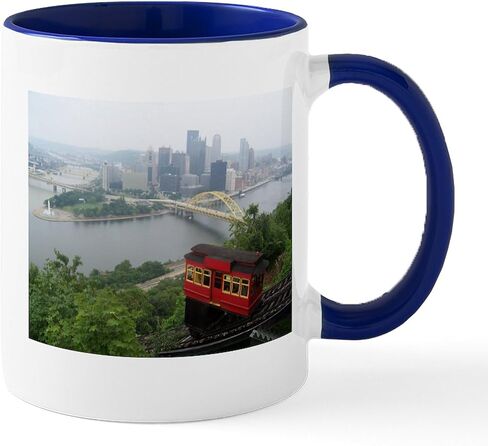 CafePress Pittsburgh Skyline Mug 11 oz (325 ml) Ceramic Coffee Mug in Saudi Arabia