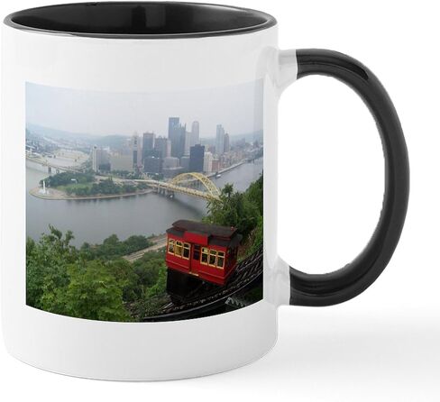 CafePress Pittsburgh Skyline Mug 11 oz (325 ml) Ceramic Coffee Mug in Saudi Arabia