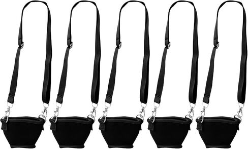 5Pcs Wine Glass Neck Holder Neoprenes Sleeve With Adjustable Neck Strap Wine Glass Lanyard Necklace For Wine Walking in Saudi Arabia