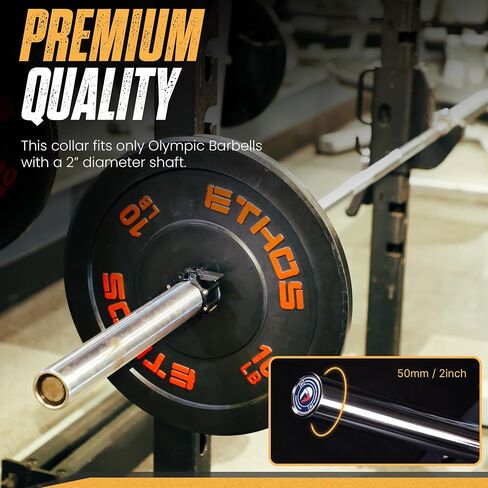 Olympic Barbell Collars with Magnets, 2 Pack – Quick Release Magnetic Weight Locking Clamps for Crossfit, Olympic Training, Weightlifting – Heavy Duty Metal Weight Bar Plate Clips Locks in Saudi Arabia