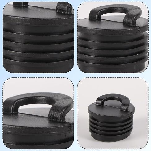 4pcs Kayak Scupper Plugs, Push-in Drain Hole Stoppers with Pull Ring Design Livewell & Bilge Plugs for Sit on Top Kayaks Canoes & Small Boats in Saudi Arabia