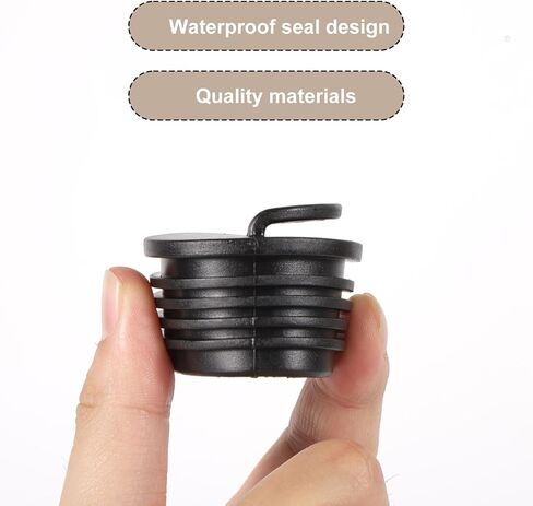4pcs Kayak Scupper Plugs, Push-in Drain Hole Stoppers with Pull Ring Design Livewell & Bilge Plugs for Sit on Top Kayaks Canoes & Small Boats in Saudi Arabia