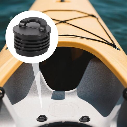 4pcs Kayak Scupper Plugs, Push-in Drain Hole Stoppers with Pull Ring Design Livewell & Bilge Plugs for Sit on Top Kayaks Canoes & Small Boats in Saudi Arabia