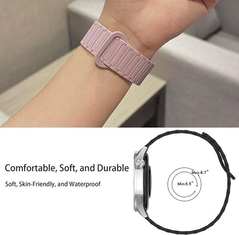 Lamshaw Compatible for Aeac Smart Watch Bands, 20mm, 22mm Quick Release Silicone Sport Strap Replacement Watchband Compatible for Aeac 1.32 Inches Round, W208 Plus, IDW19, IDW28, GTX12 Smart Watch in Saudi Arabia