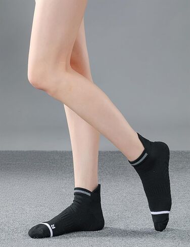 High Performance Cushion Ankle Socks for Men Women Unisex Low Cut R L Design Athletic Heel Tab Marathon Running Sports in Saudi Arabia