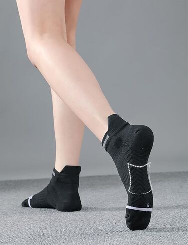 High Performance Cushion Ankle Socks for Men Women Unisex Low Cut R L Design Athletic Heel Tab Marathon Running Sports in Saudi Arabia