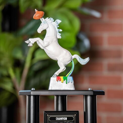 TrophySmack Unismack The Unicorn Fantasy Football Trophy, Season Award - 13" Tall Trophy with Base in Kuwait