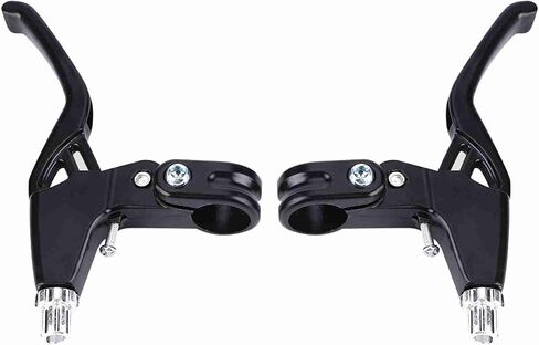 Brake Lever Handles, Lightweight Aluminium Alloy Bicycle Levers, Brake Handles | Cycling Brake Lever | Bike Brake Gear | Bike Handlebar Accessories for Mountain Bike (Silver) in Saudi Arabia