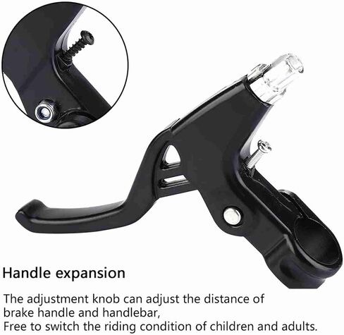 Brake Lever Handles, Lightweight Aluminium Alloy Bicycle Levers, Brake Handles | Cycling Brake Lever | Bike Brake Gear | Bike Handlebar Accessories for Mountain Bike (Silver) in Saudi Arabia