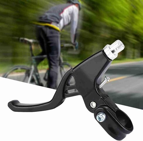 Brake Lever Handles, Lightweight Aluminium Alloy Bicycle Levers, Brake Handles | Cycling Brake Lever | Bike Brake Gear | Bike Handlebar Accessories for Mountain Bike (Silver) in Saudi Arabia
