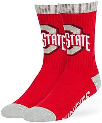 NCAA Ohio State Buckeyes Duster 47 Sport Socks Women's Sizes 7-11 in Saudi Arabia