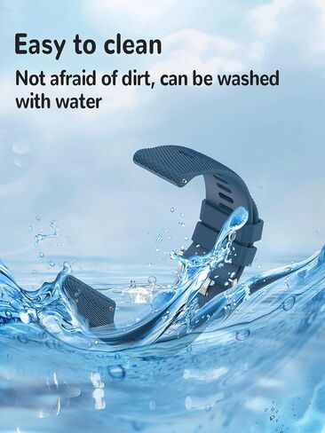 Sport Band Compatible with Garmin Approach S50 Ultra Soft Liquid Silicone Breathable and Sweat Proof, Quick Detachable Design Cross texture style,2 pack,Dark Blue+Blue. in Saudi Arabia